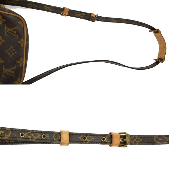 LOUIS VUITTON Danube Shoulder Bag Monogram Leather Brown France M45266 31KB528 - Picture 9 of 15